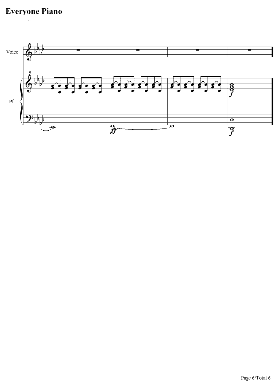 Run钢琴谱-LeonaLewis6