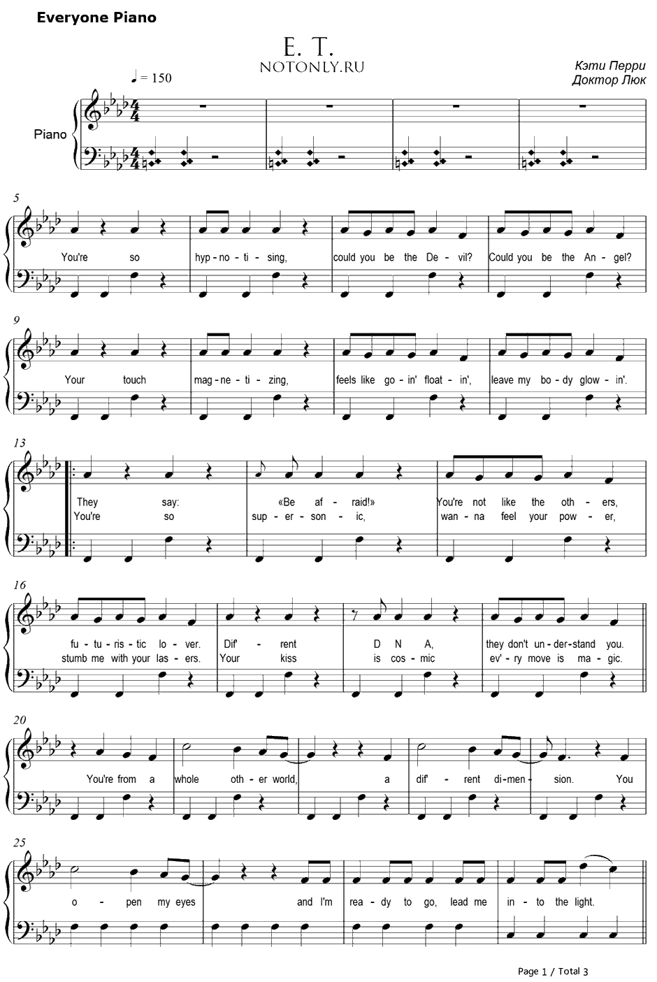E.T.钢琴谱-KatyPerry1