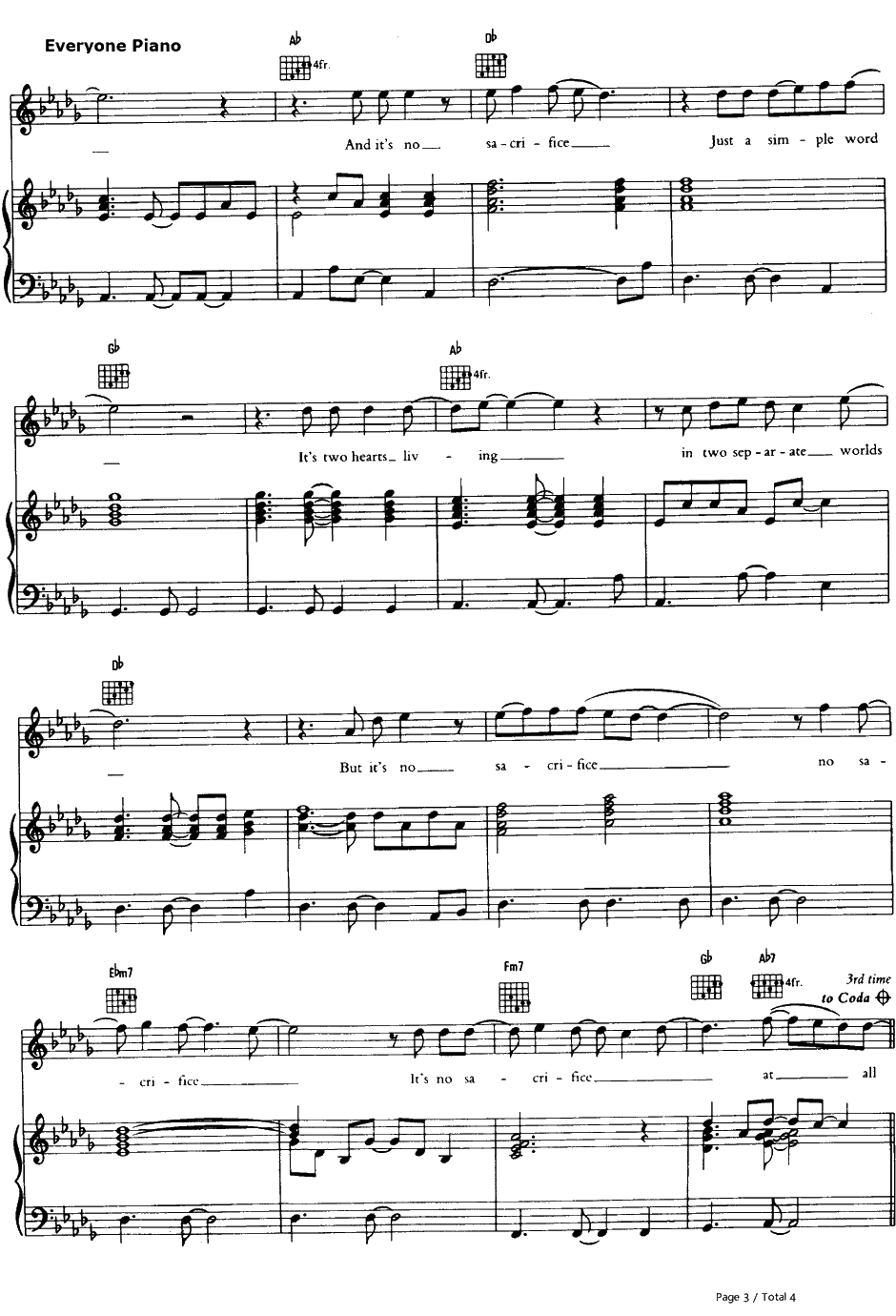 Sacrifice钢琴谱-EltonJohn 3