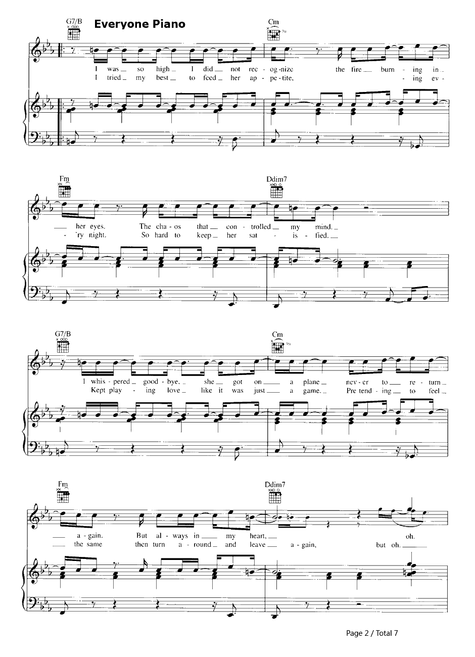 This Love钢琴谱-Maroon52