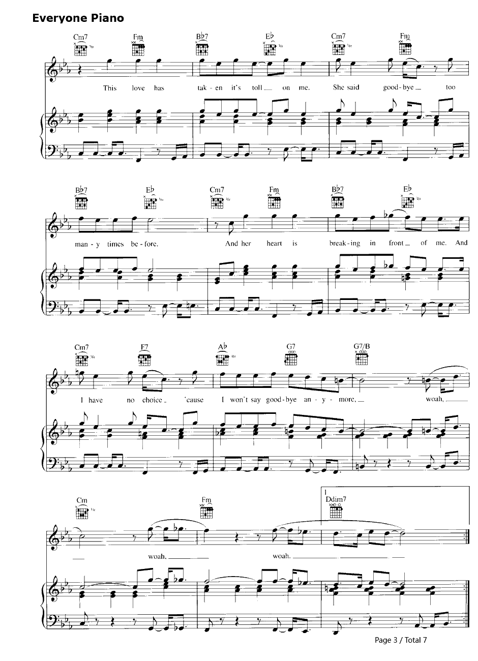 This Love钢琴谱-Maroon53