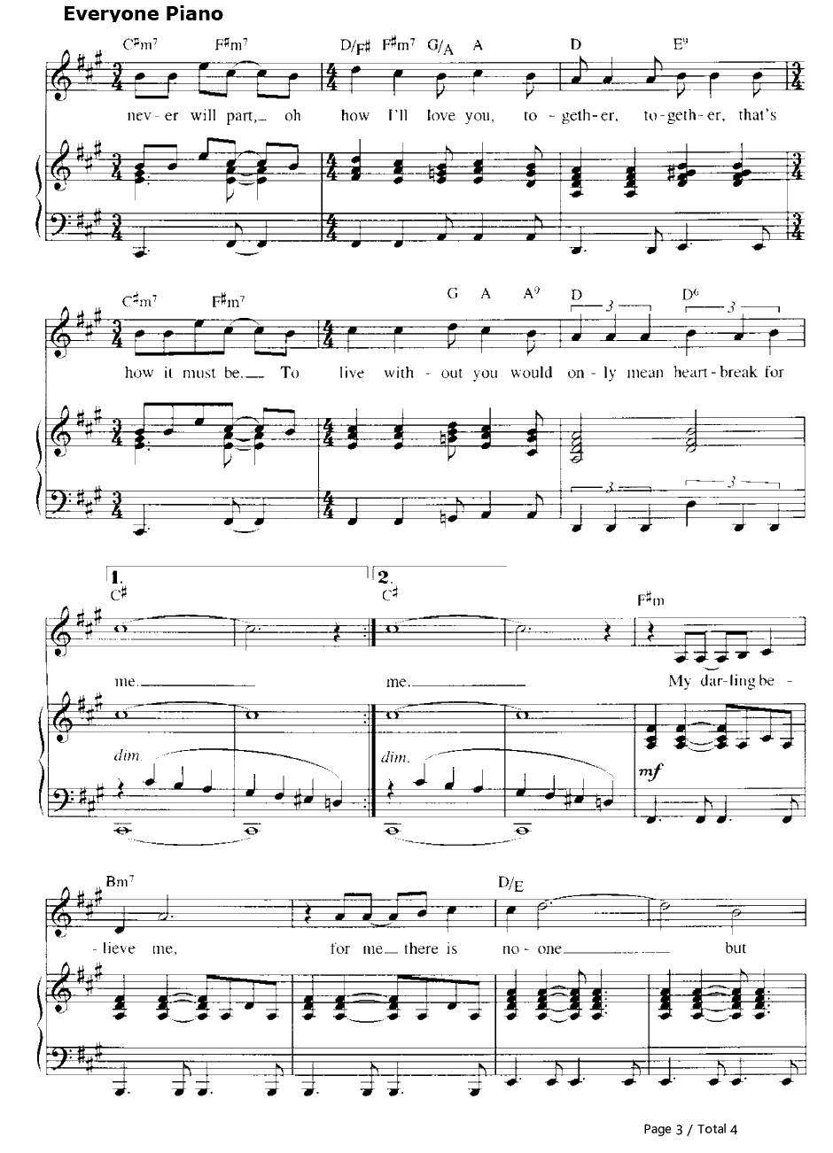 I Say a Little Prayer钢琴谱-ArethaFranklin 3