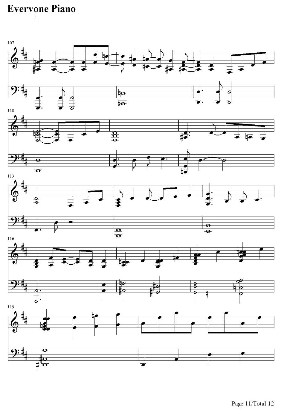 Just the Way You Are钢琴谱-BillyJoel11