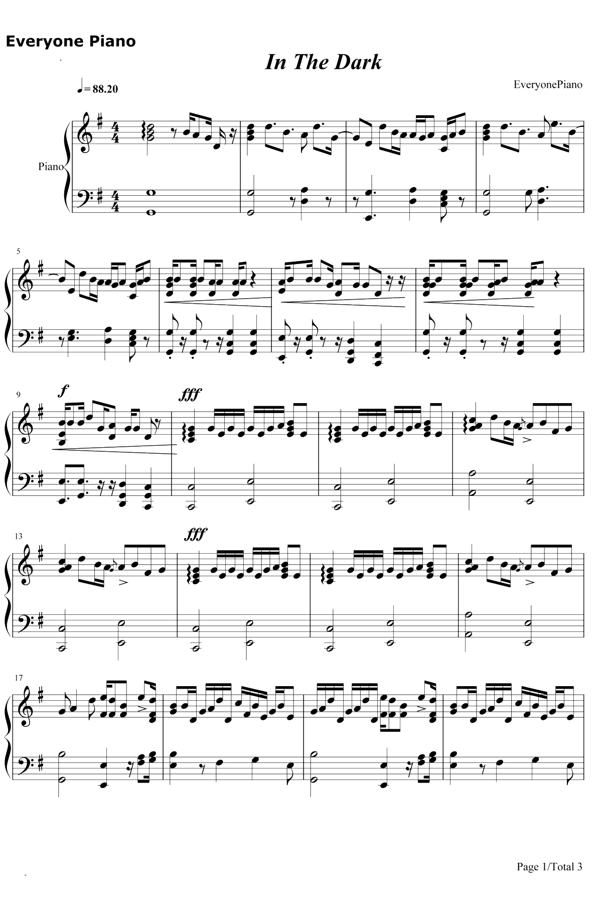 In the Dark钢琴谱-Camila Cabello1