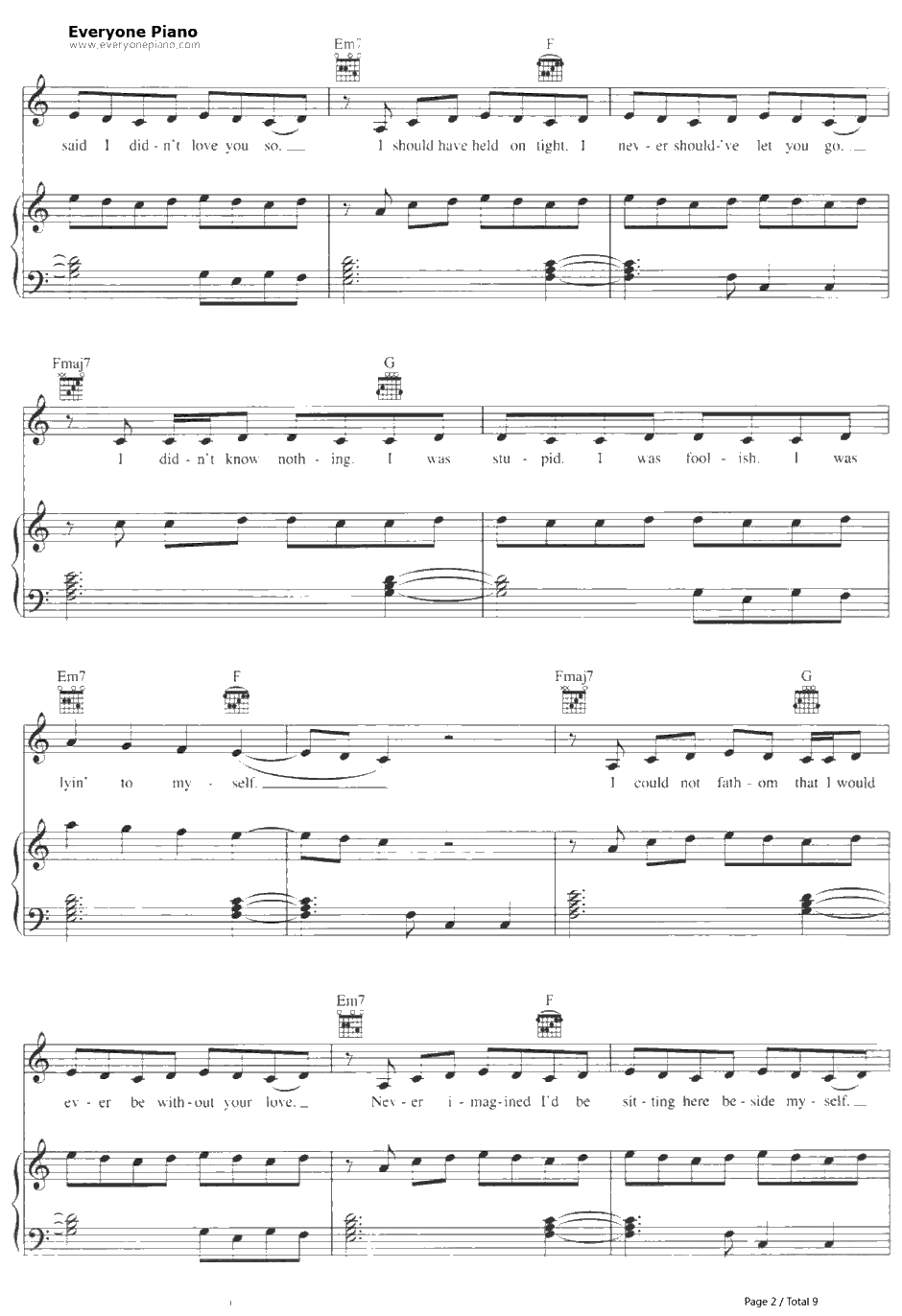 We Belong Together钢琴谱-MariahCarey2