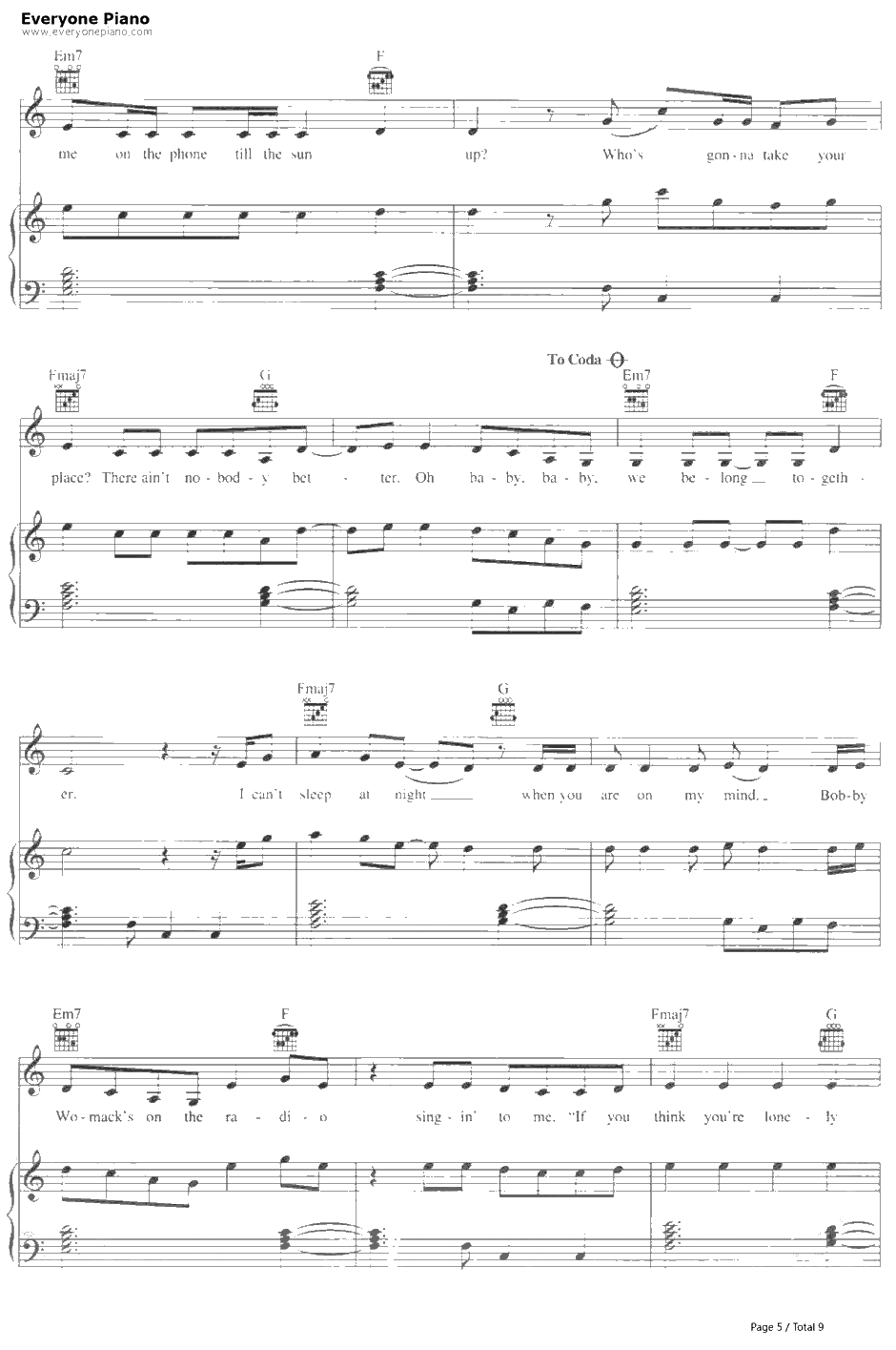 We Belong Together钢琴谱-MariahCarey5