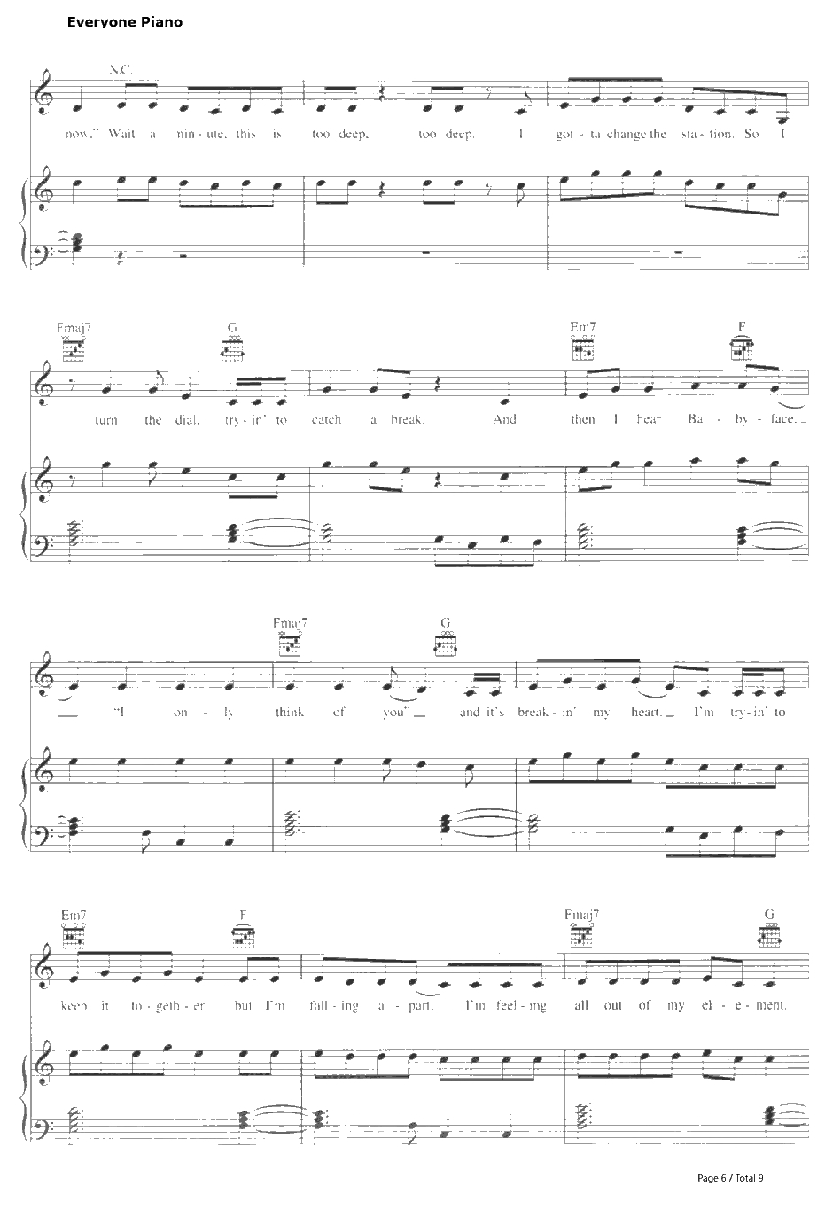 We Belong Together钢琴谱-MariahCarey6