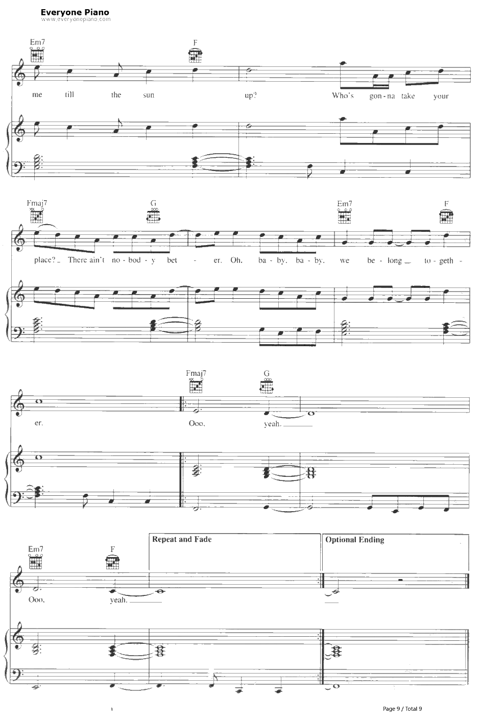 We Belong Together钢琴谱-MariahCarey9