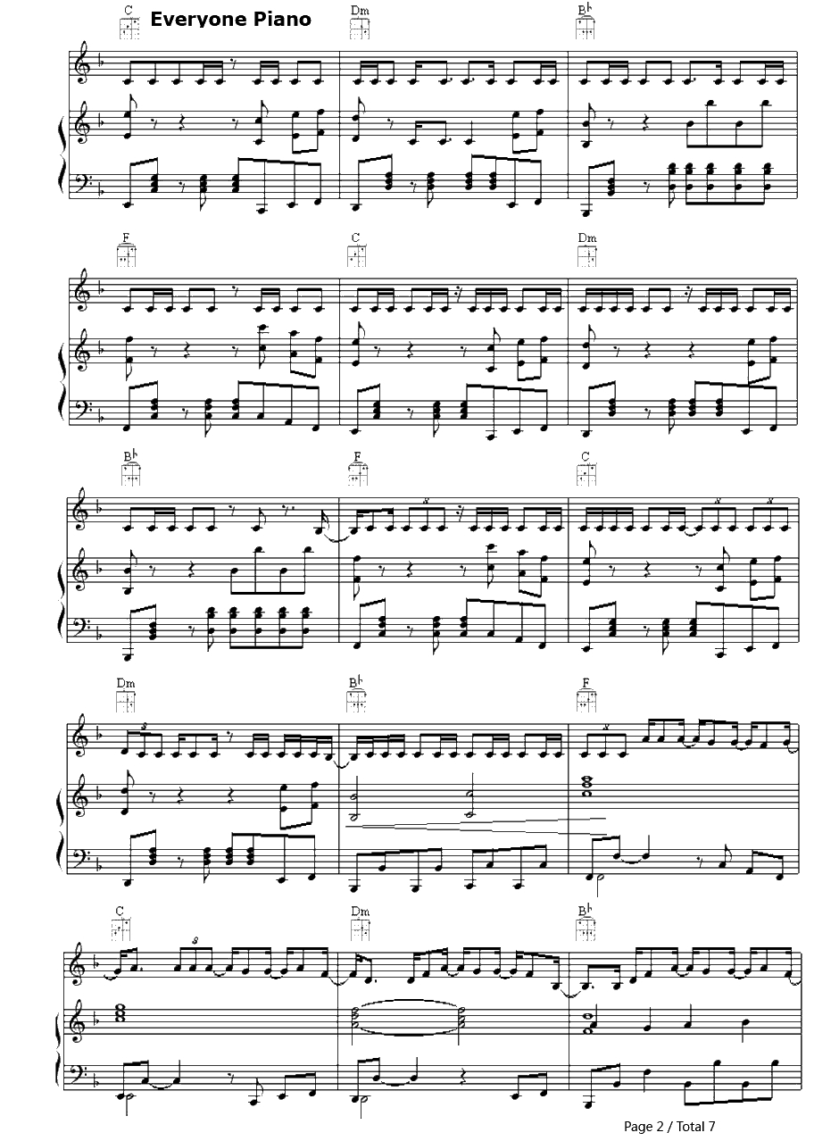 Where Is the Love?钢琴谱-TheBlackEyedPeas2