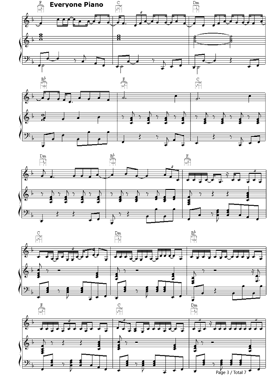 Where Is the Love?钢琴谱-TheBlackEyedPeas3