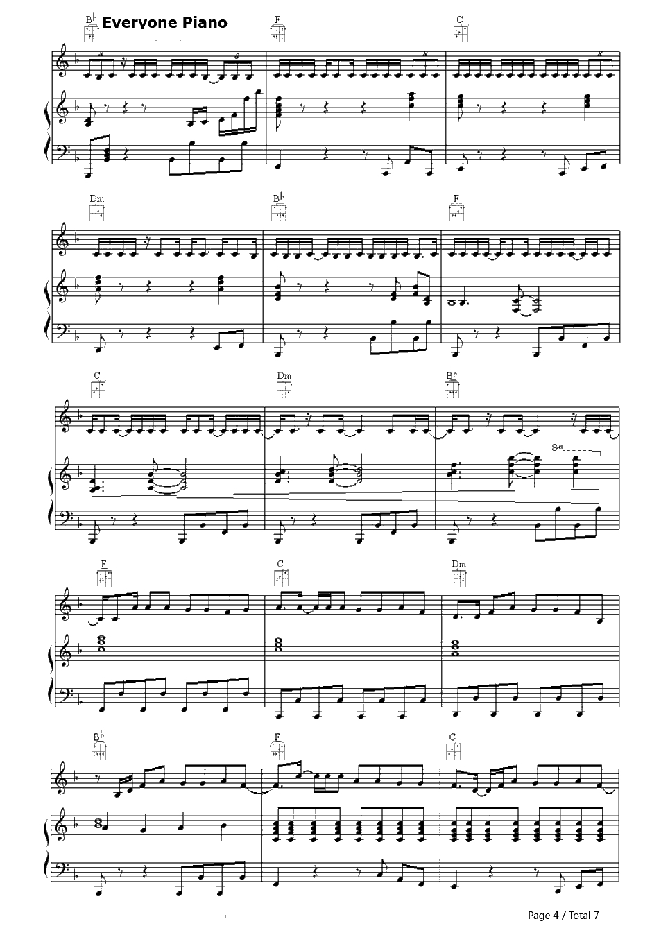 Where Is the Love?钢琴谱-TheBlackEyedPeas4