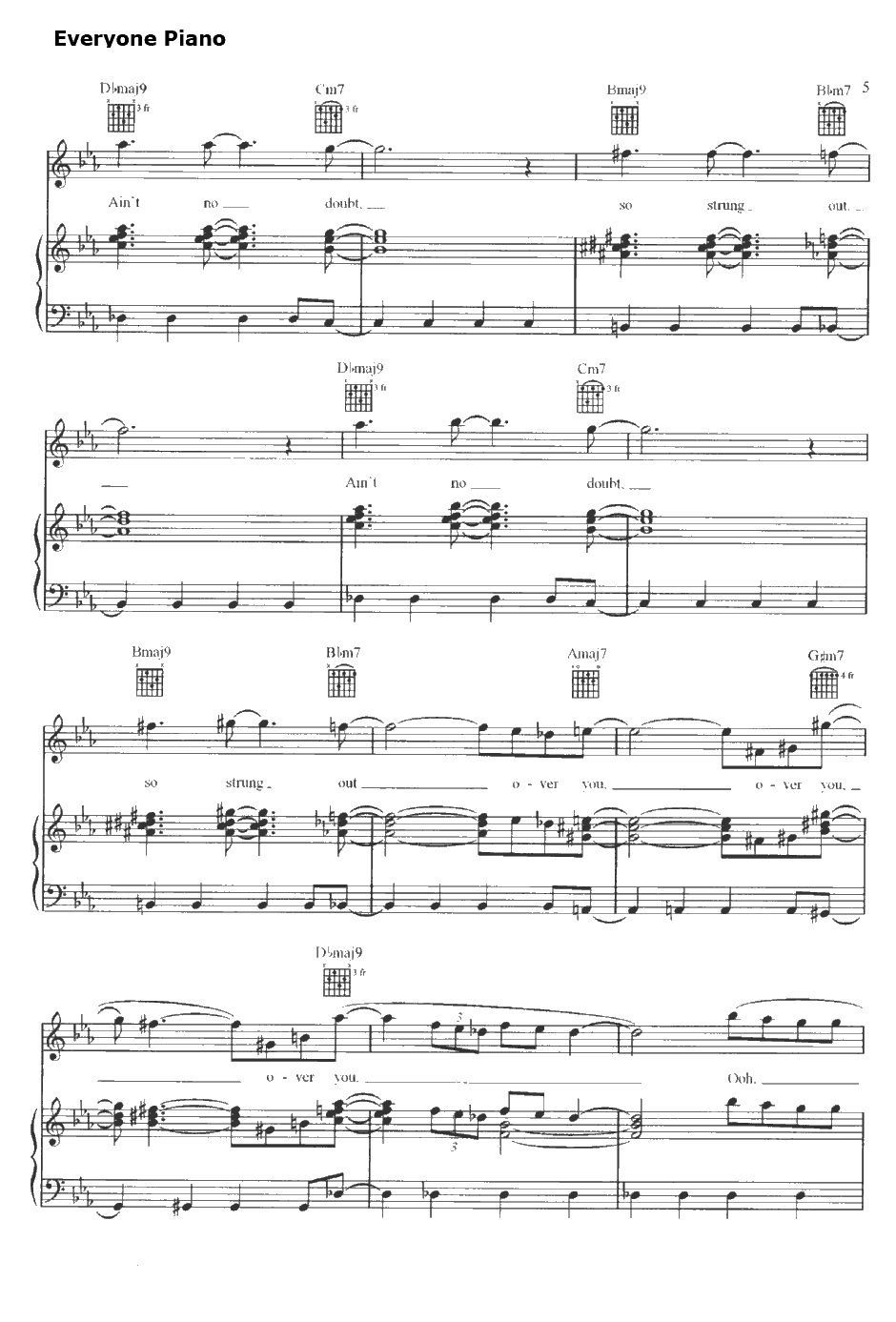 Because of You钢琴谱-Ne-Yo5