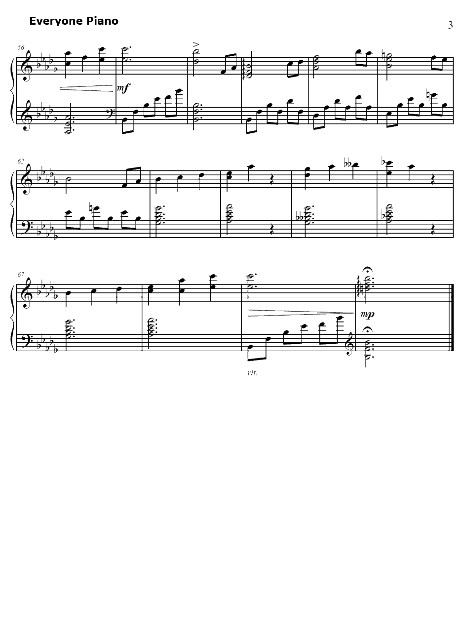 カランドリエ钢琴谱-奥井亚纪-黄昏少女×失忆ED3