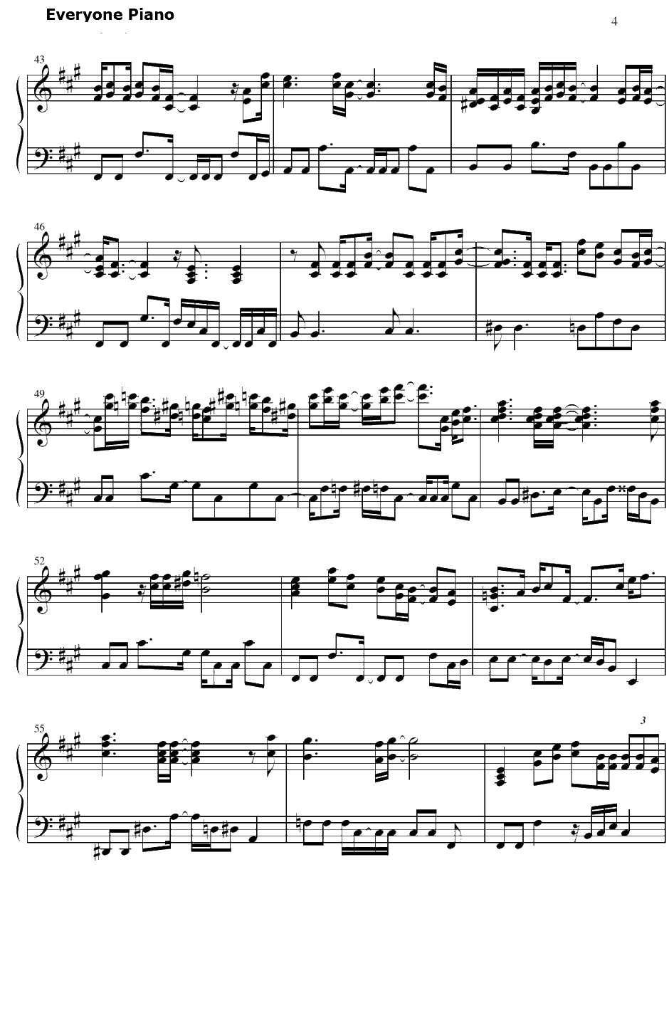 The Real Folk Blues钢琴谱-山根麻衣-星际牛仔ED4