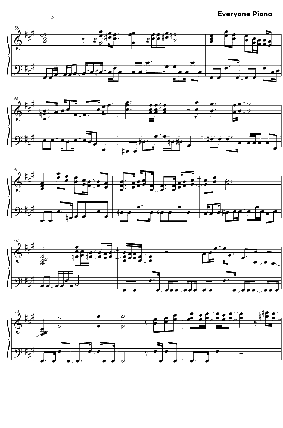 The Real Folk Blues钢琴谱-山根麻衣-星际牛仔ED5