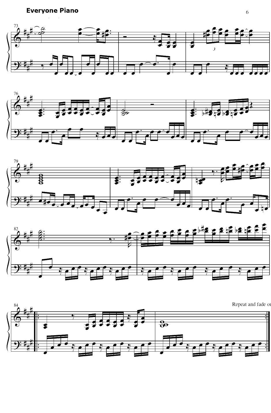 The Real Folk Blues钢琴谱-山根麻衣-星际牛仔ED6