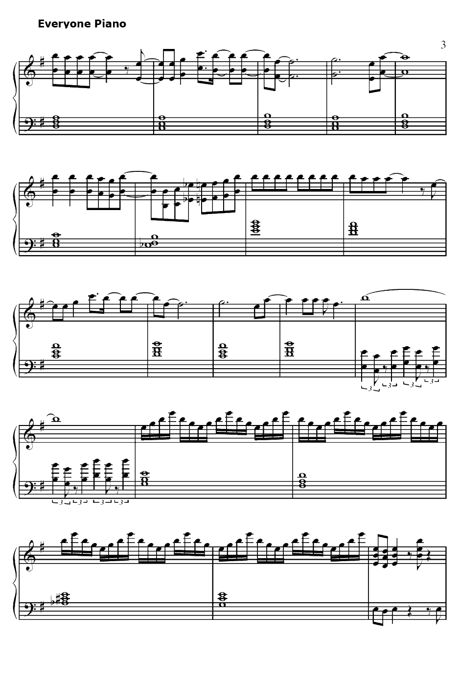 爱をとりもどせ钢琴谱-CrystalKing(クリスタルキング)-北斗神拳OP13