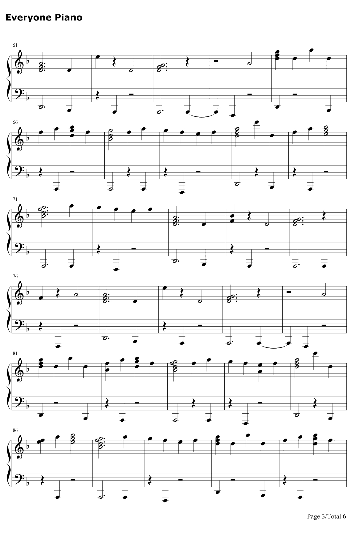 Walk It Talk It钢琴谱-Migos / Drake3