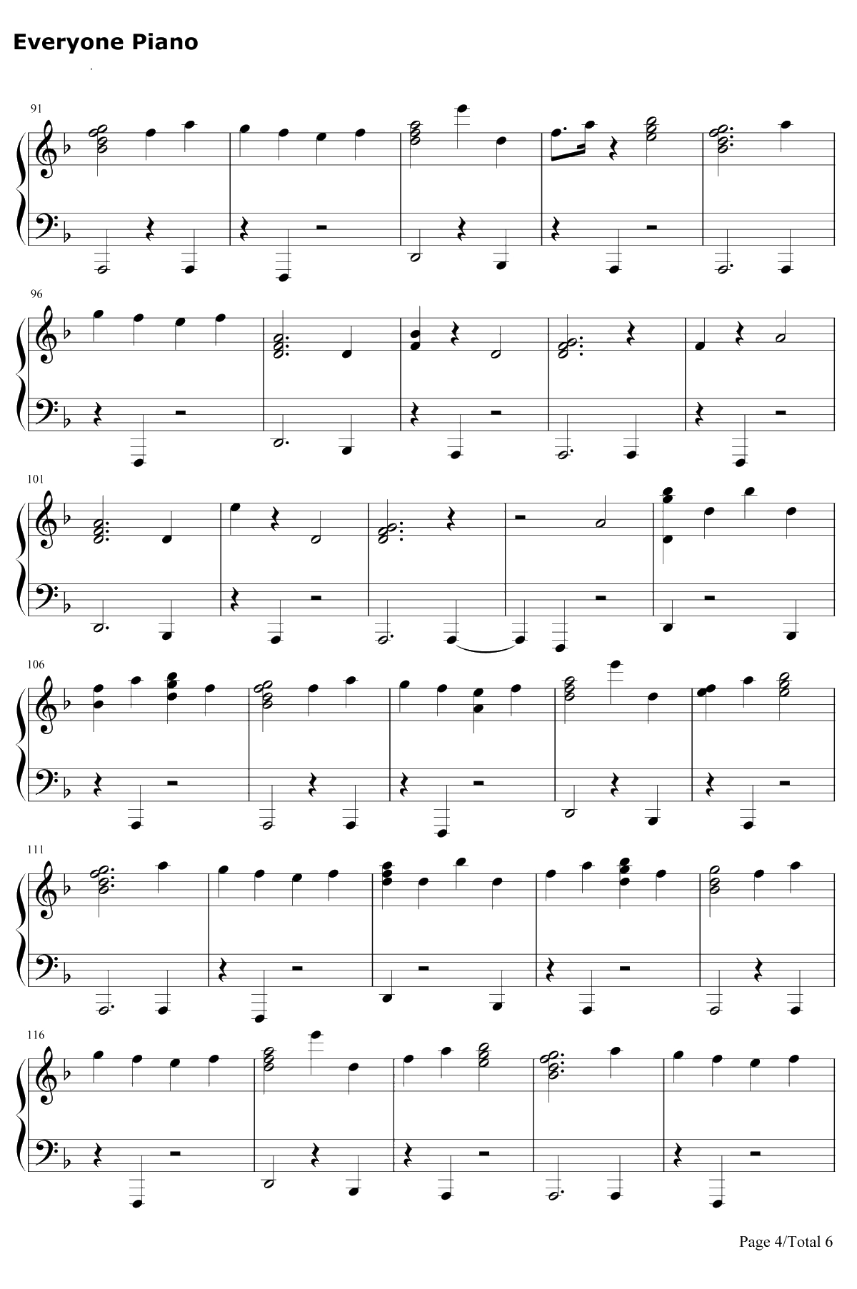 Walk It Talk It钢琴谱-Migos / Drake4