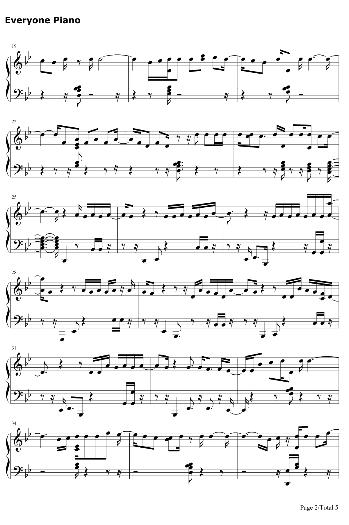 Lost In Japan钢琴谱-Shawn Mendes2