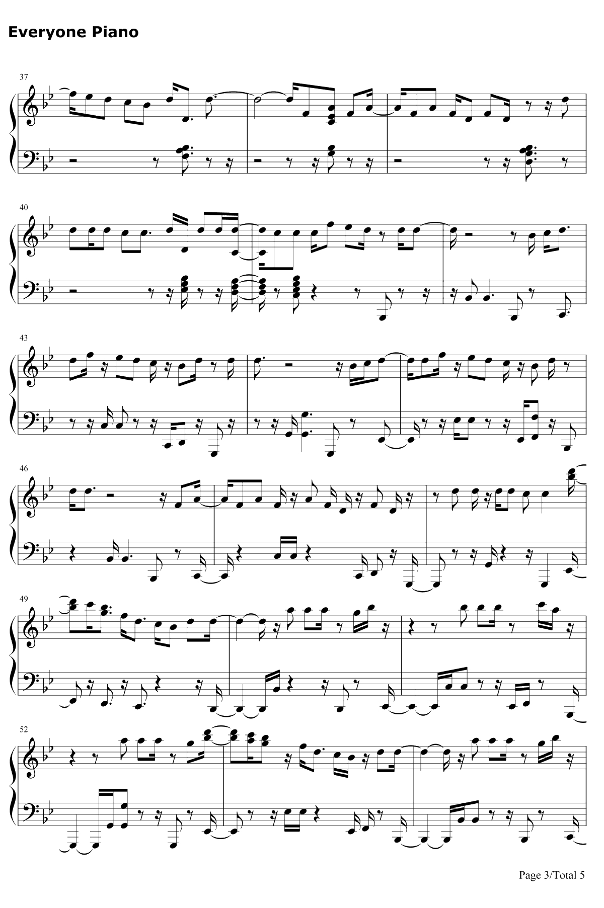 Lost In Japan钢琴谱-Shawn Mendes3