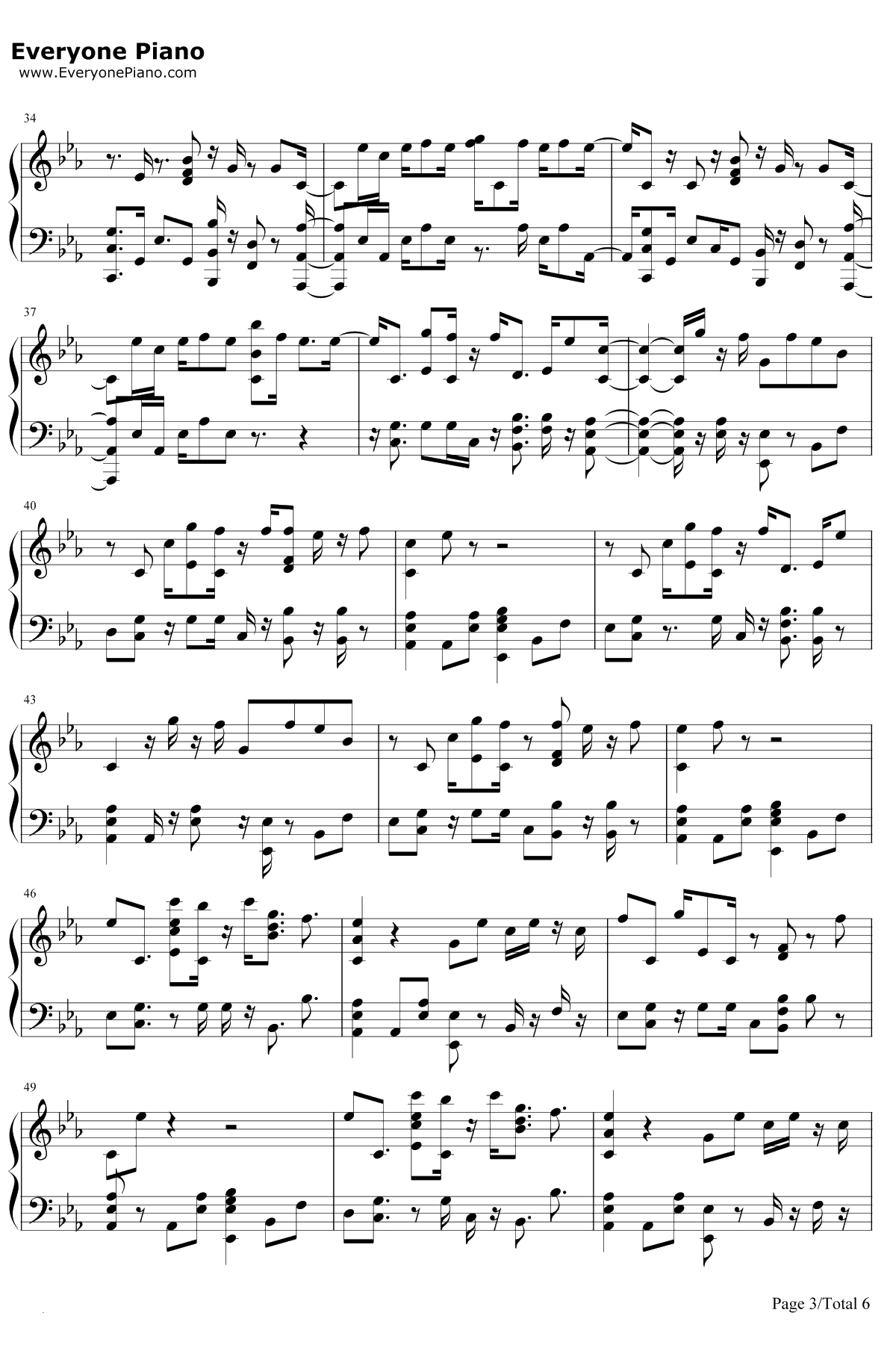 Colors钢琴谱-Jason Derulo3