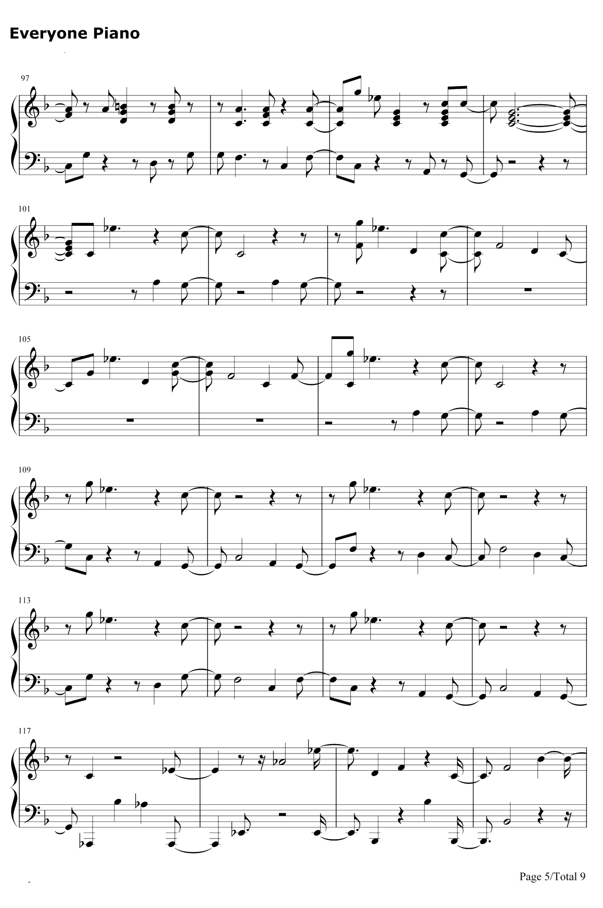 Man Of The Woods钢琴谱-Justin Timberlake5