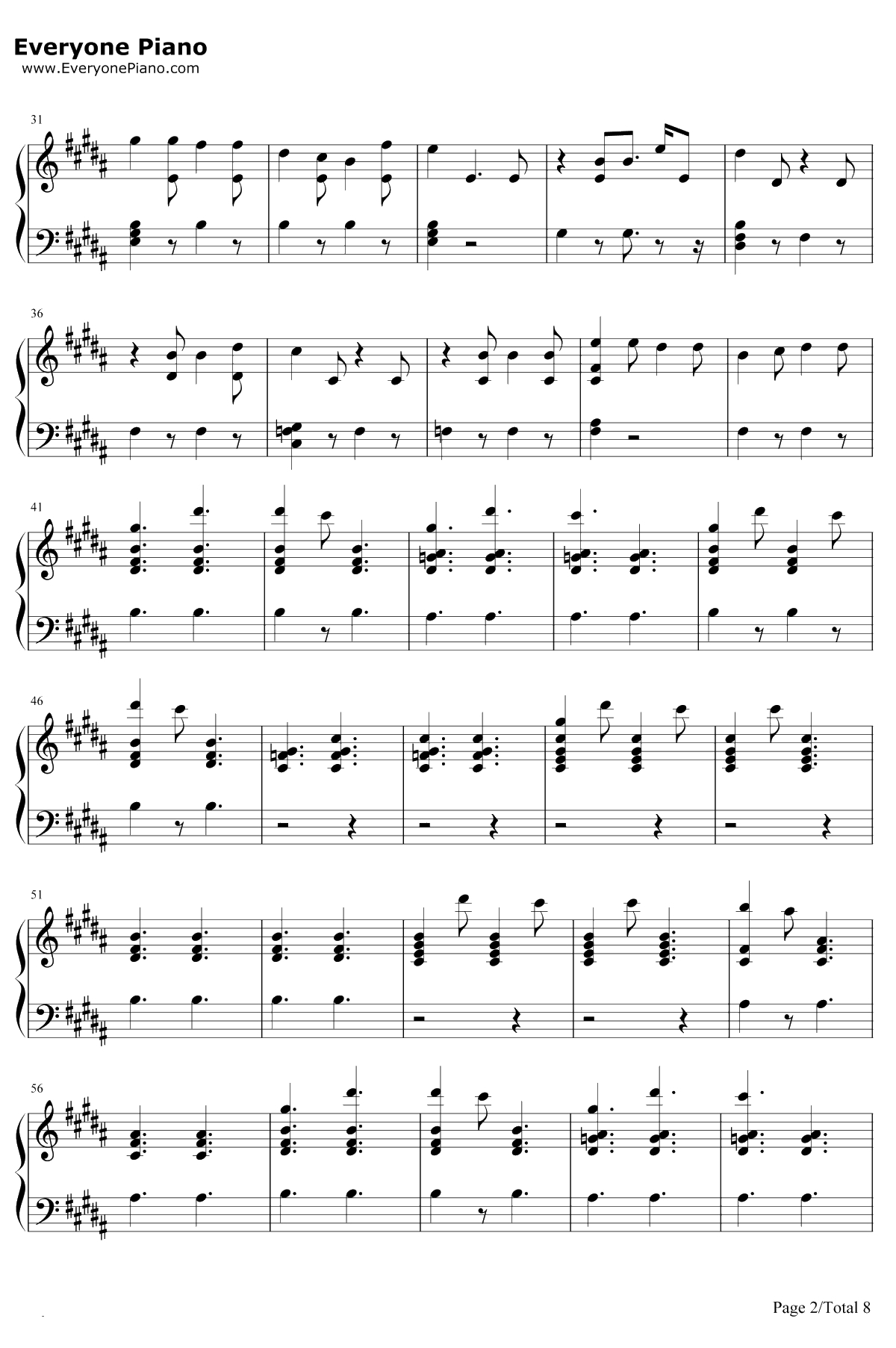 Candy Cane Lane钢琴谱-Sia2