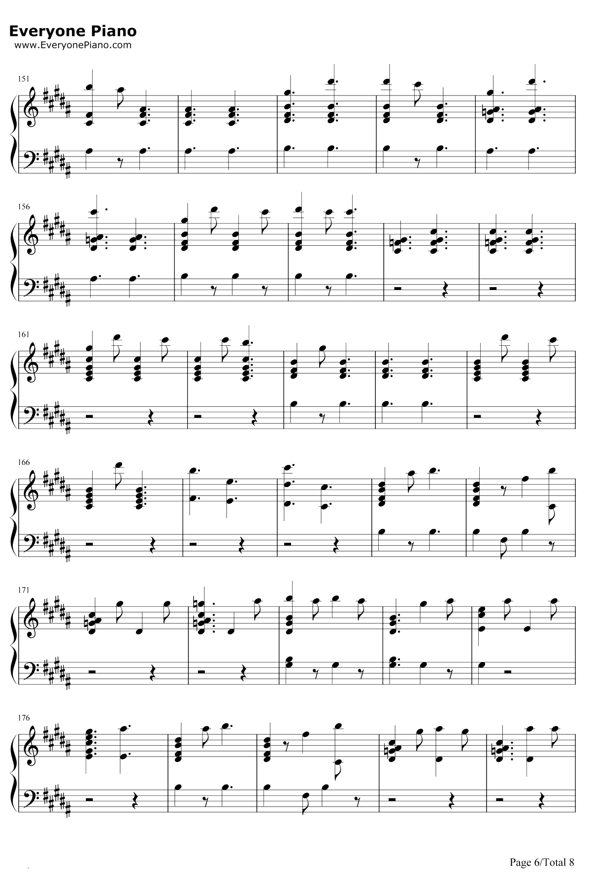 Candy Cane Lane钢琴谱-Sia6