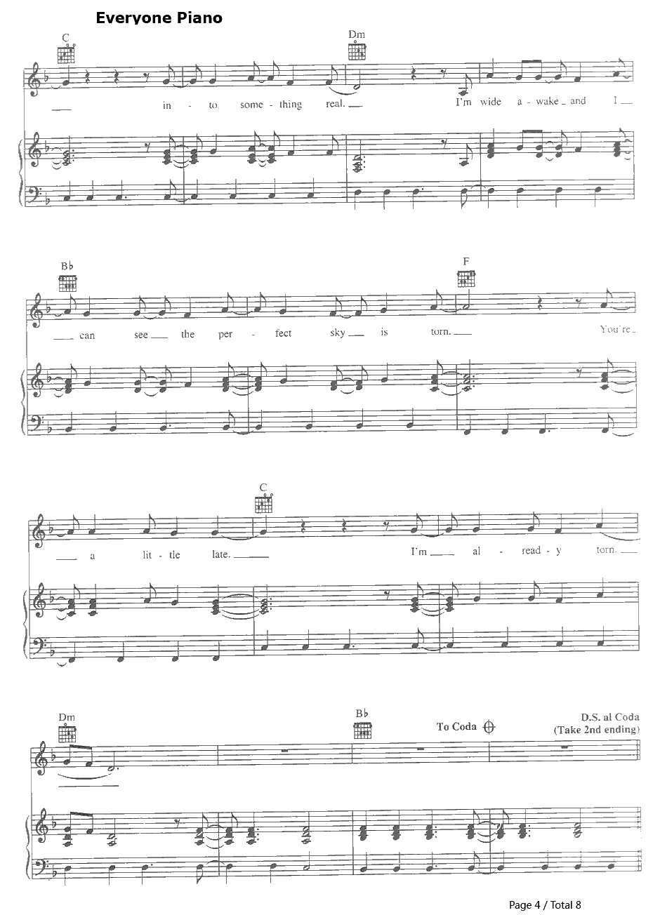 Torn钢琴谱-NatalieImbruglia4