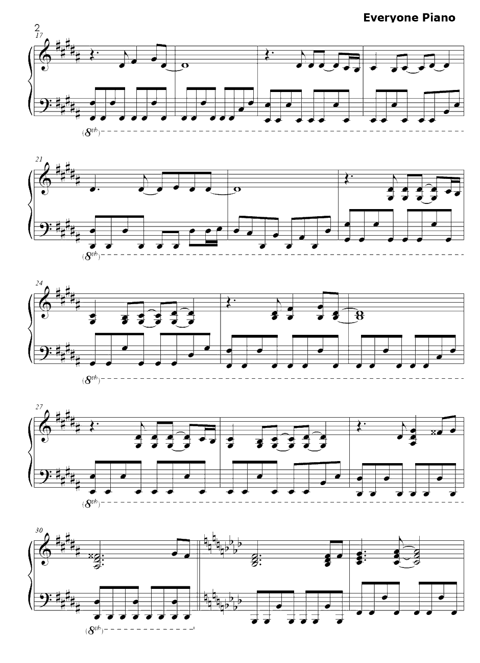 砂时计钢琴谱-林原めぐみ-秀逗魔导士EVOLUTION-RED2