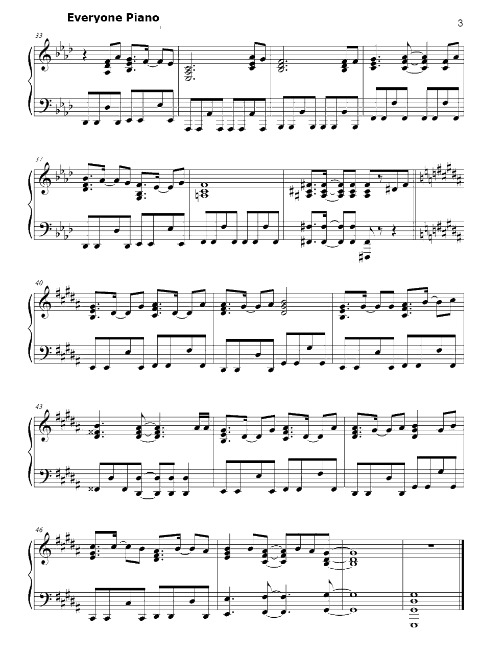 砂时计钢琴谱-林原めぐみ-秀逗魔导士EVOLUTION-RED3