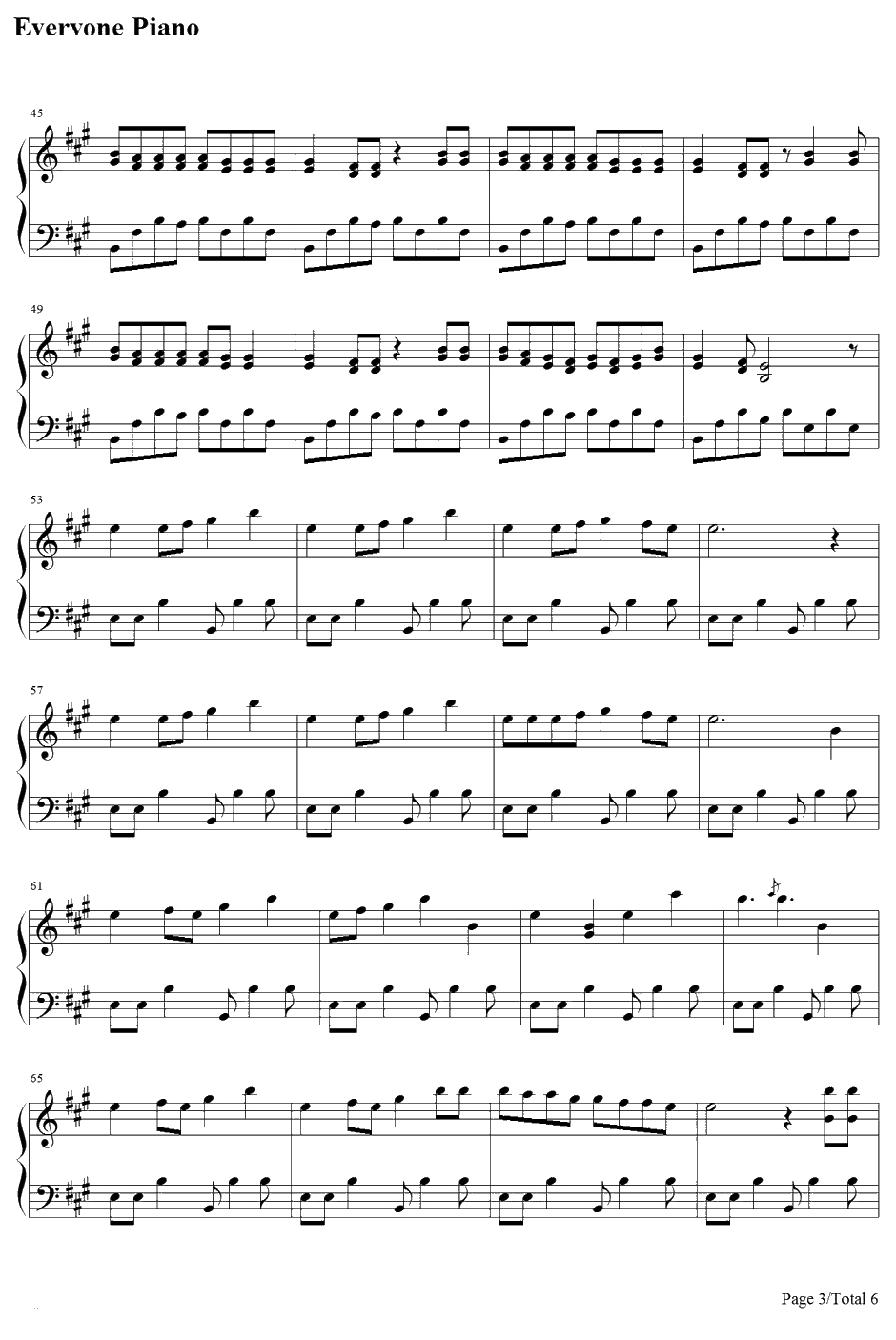 Single Ladies钢琴谱-Beyonce3