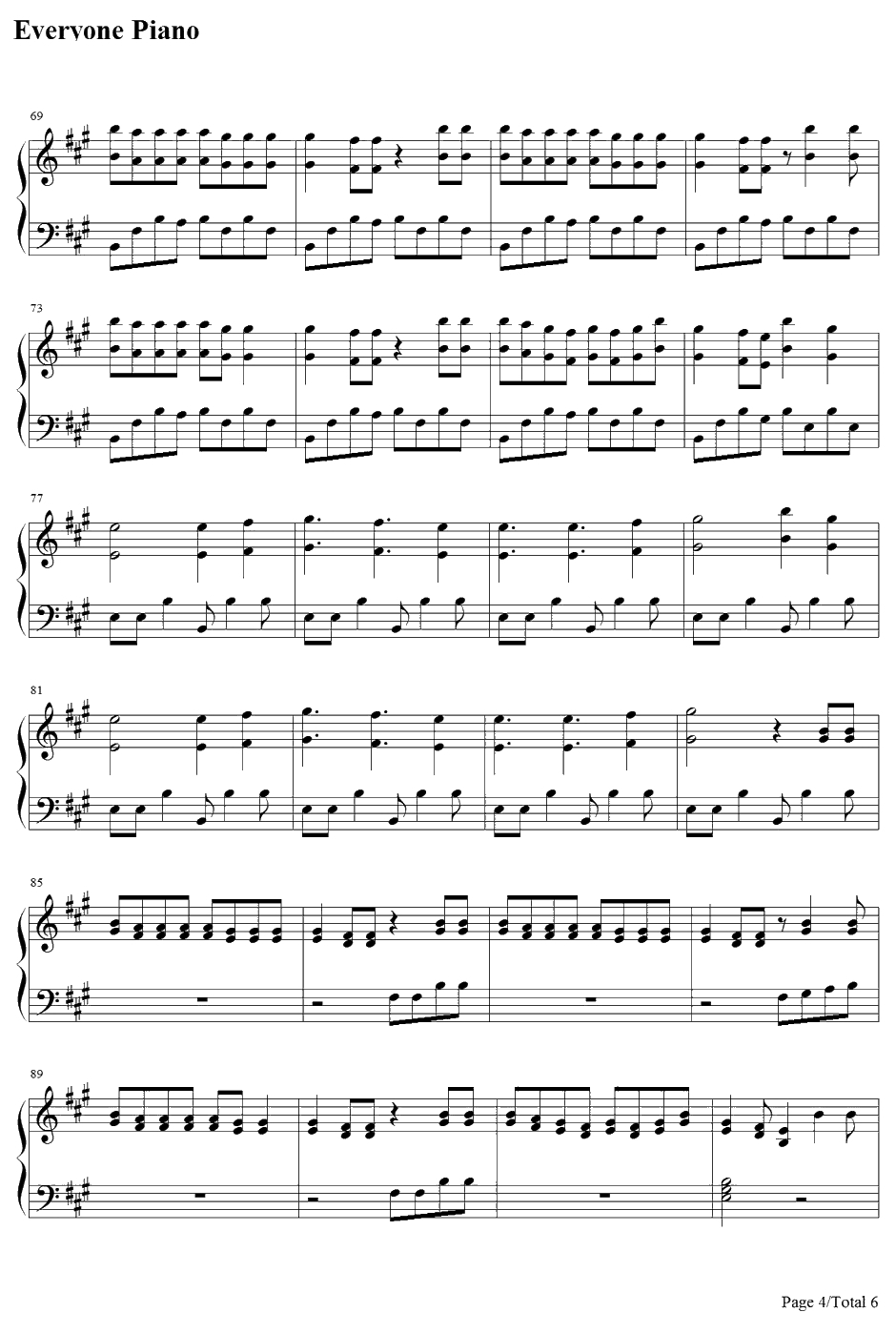 Single Ladies钢琴谱-Beyonce4