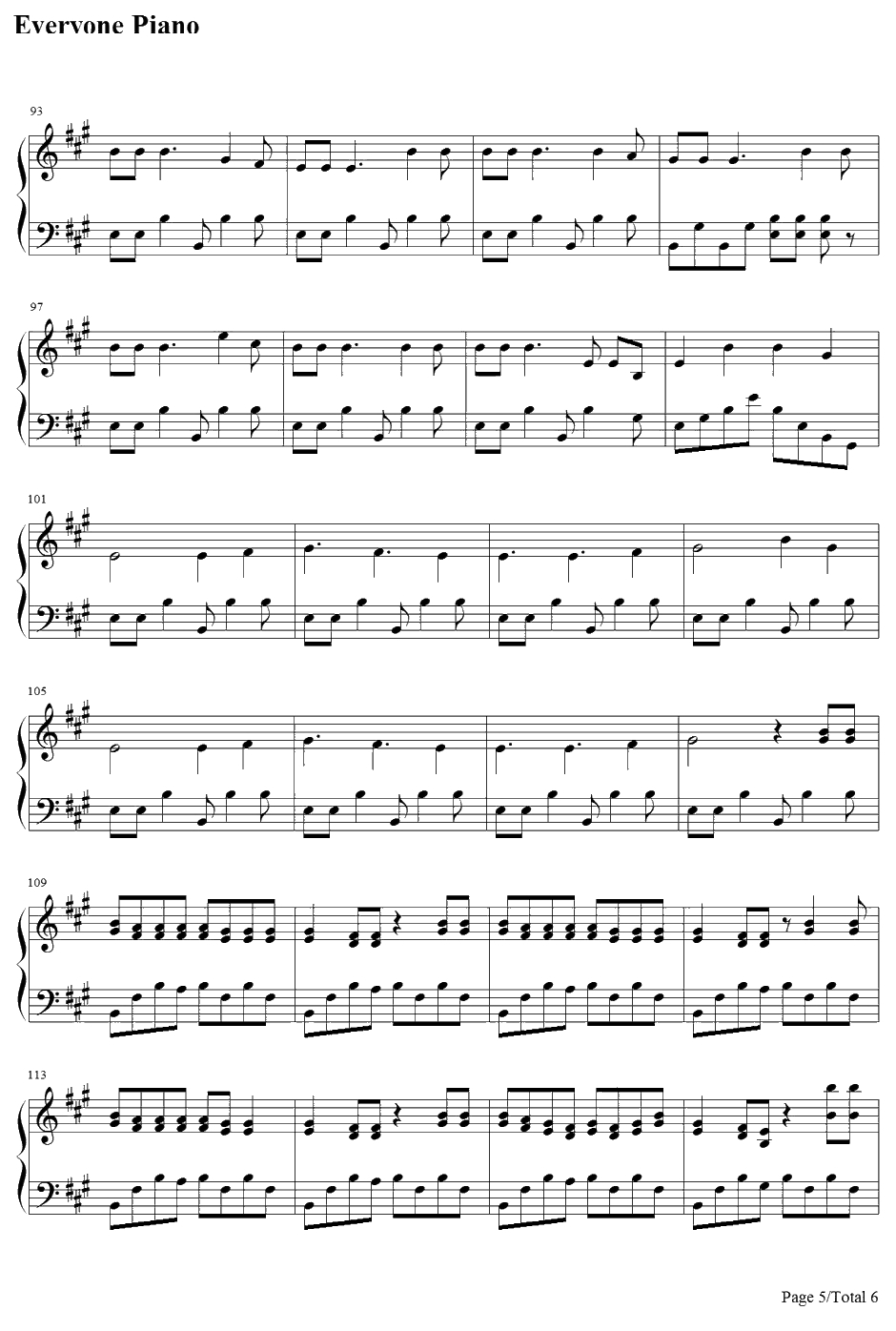 Single Ladies钢琴谱-Beyonce5