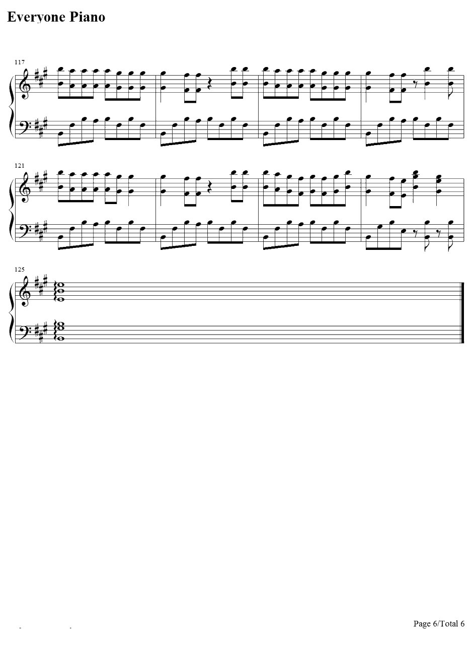 Single Ladies钢琴谱-Beyonce6