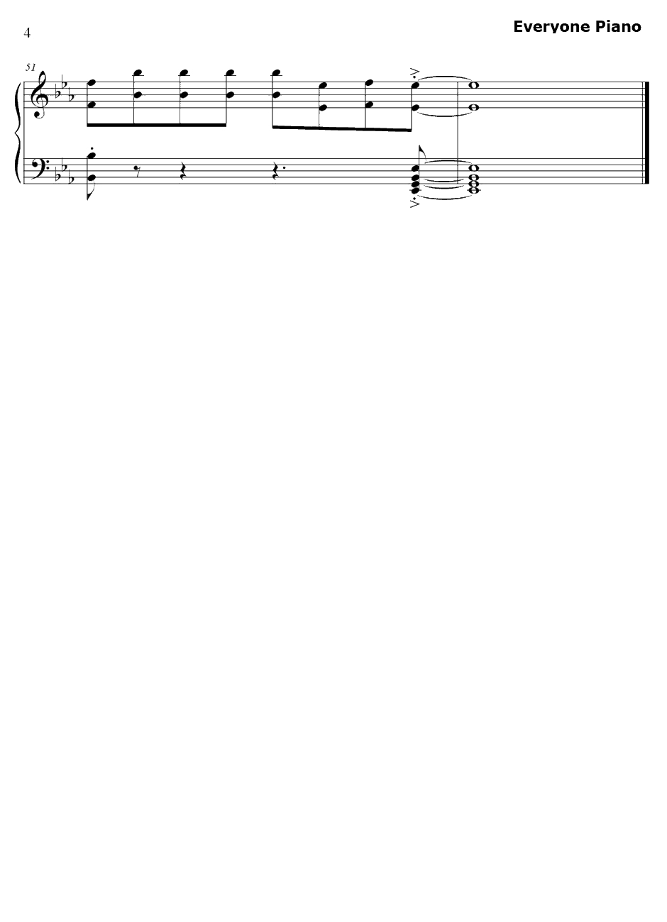 花ハ踊レヤいろはにほ钢琴谱-Team花舞少女(CV.上田丽奈、田中美海、奥野香耶、大坪由佳、沼仓爱美)-花舞少女OP4