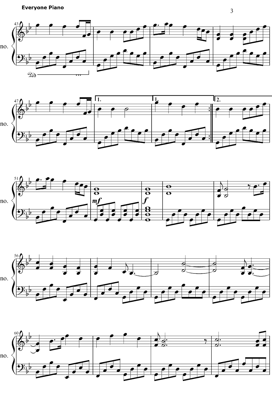 Hey Brother钢琴谱-Avicii3