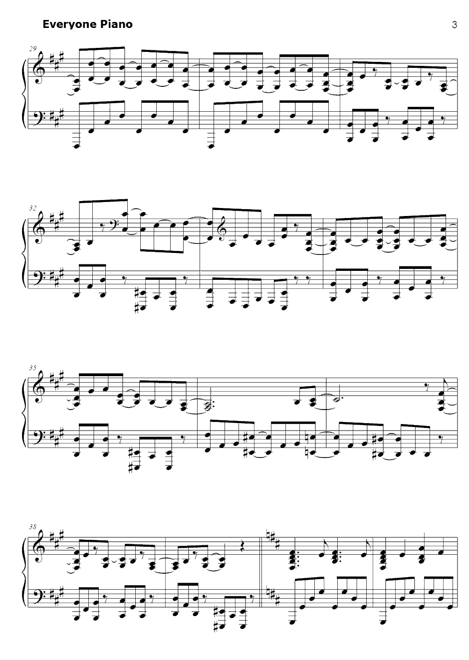 Great escape钢琴谱-CinemaStaff-进击的巨人ED23