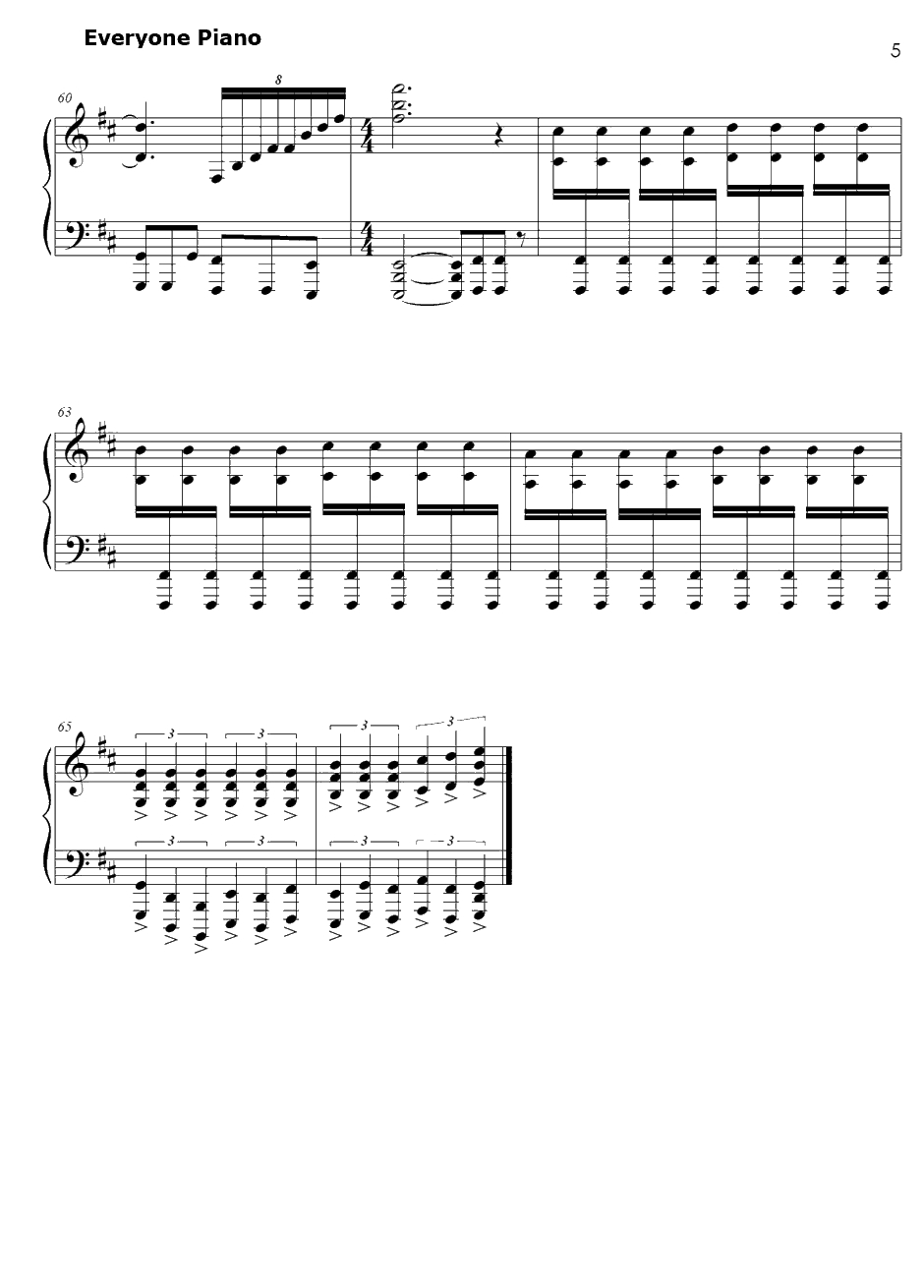 Great escape钢琴谱-CinemaStaff-进击的巨人ED25