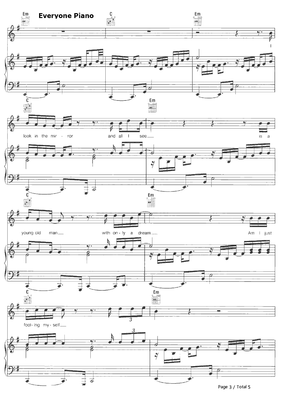 She's Like the Wind钢琴谱-PatrickSwayze-DirtyDancingOST3