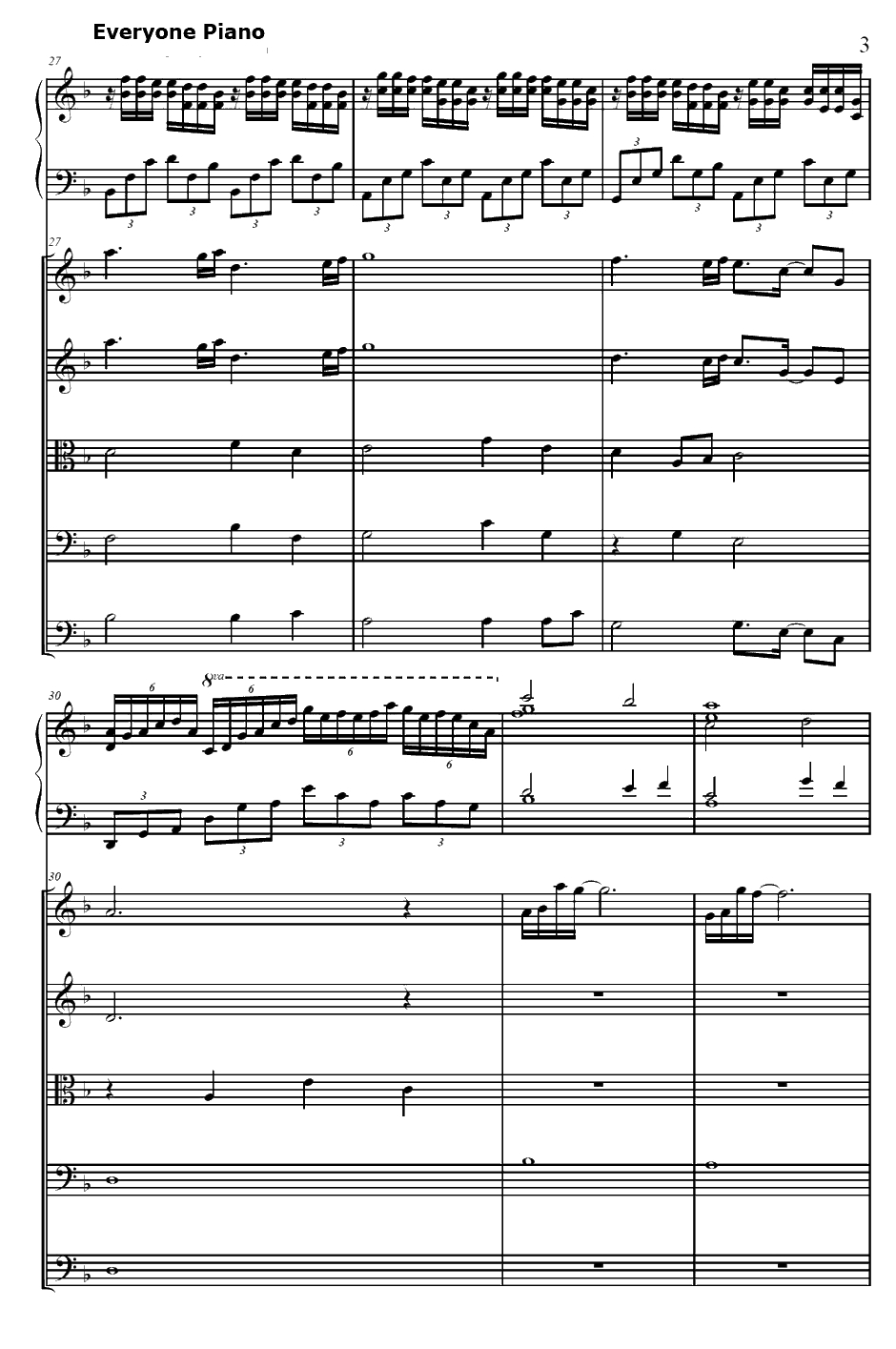 マリンスノー钢琴谱-斉藤恒芳-苍穹之战神-RightofLeftOST3