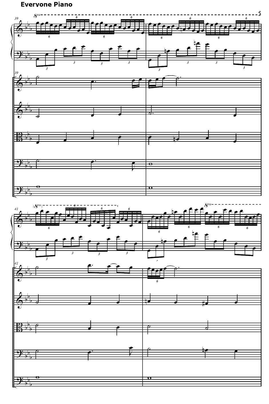 マリンスノー钢琴谱-斉藤恒芳-苍穹之战神-RightofLeftOST5