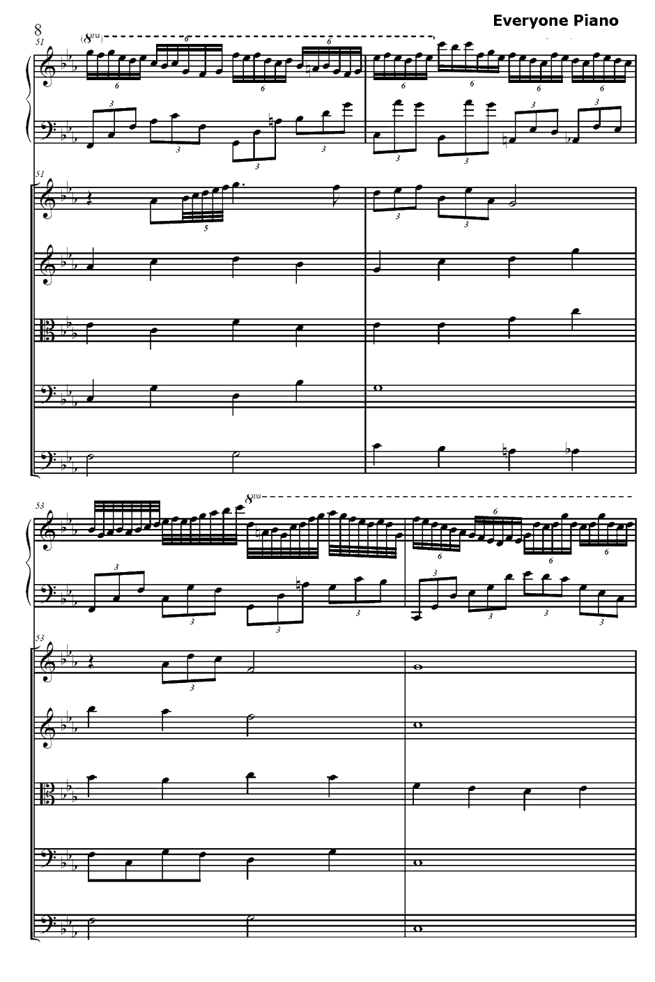 マリンスノー钢琴谱-斉藤恒芳-苍穹之战神-RightofLeftOST8