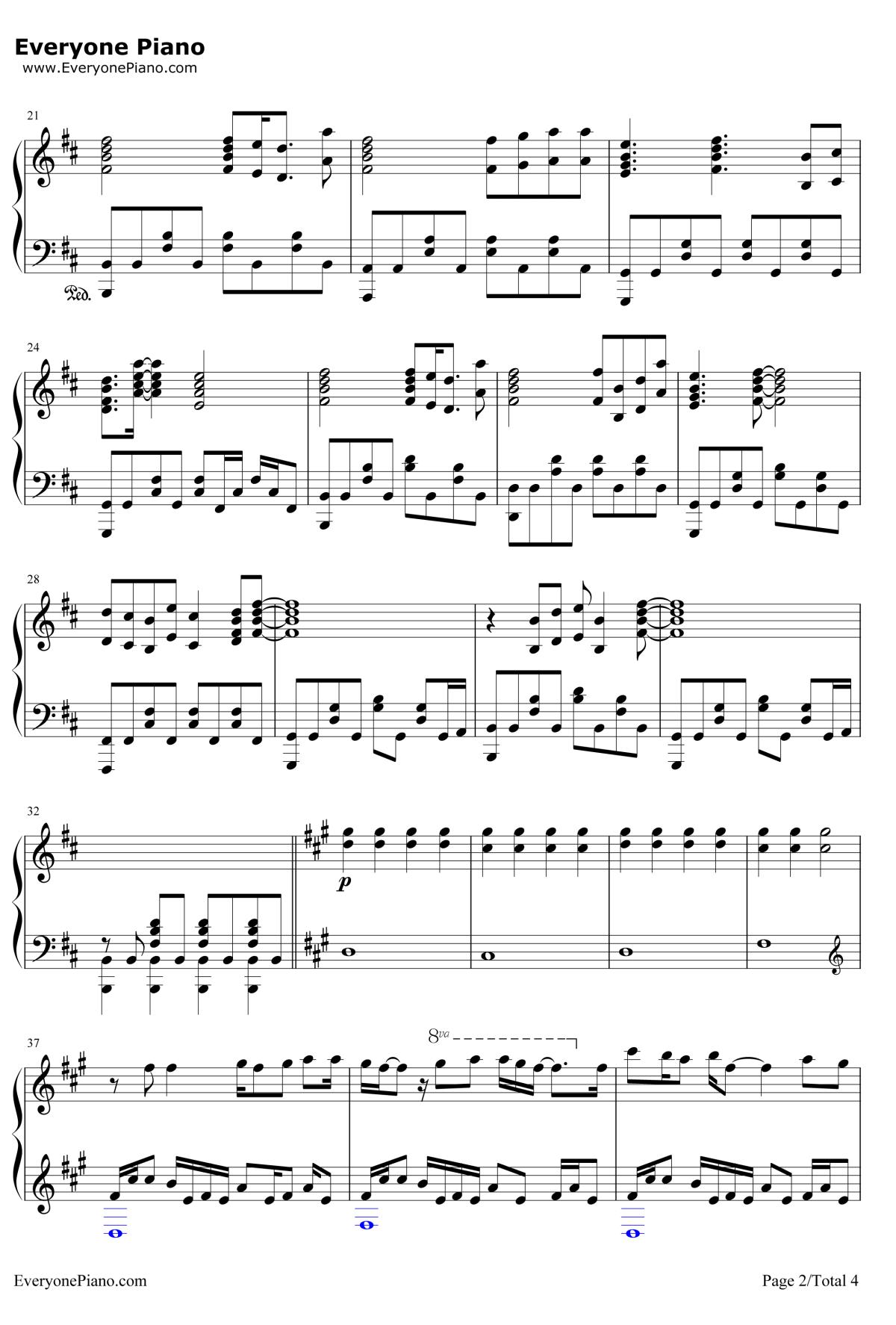 Call you rname钢琴谱-mpi&CASG-进击的巨人OST2