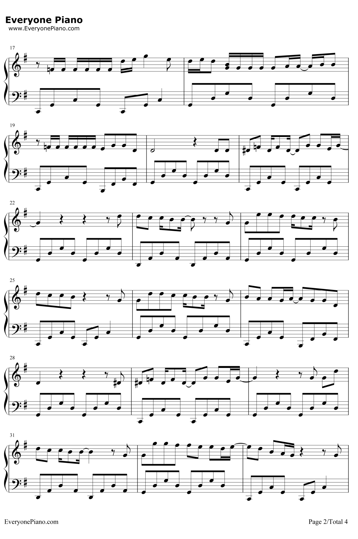 Remember Me请记住我完整版钢琴谱-Miguel / Natalia Lafourcade2