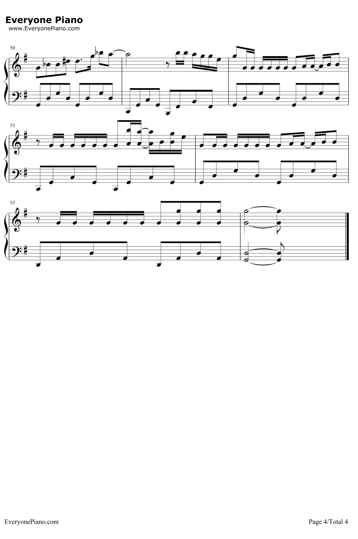 Remember Me请记住我完整版钢琴谱-Miguel / Natalia Lafourcade4