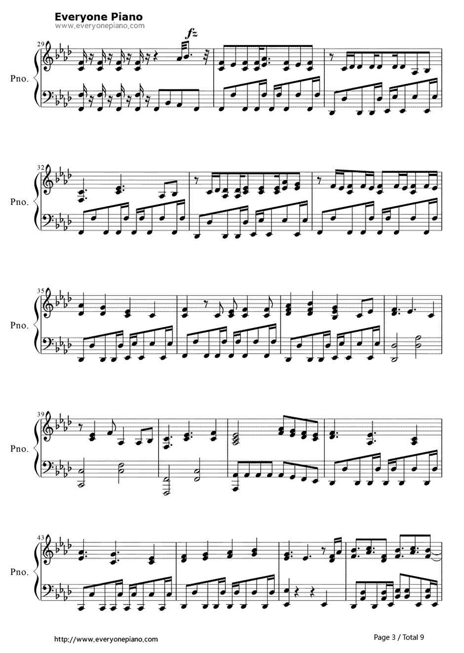 セツナトリップ钢琴谱-LastNote. -GUMI3