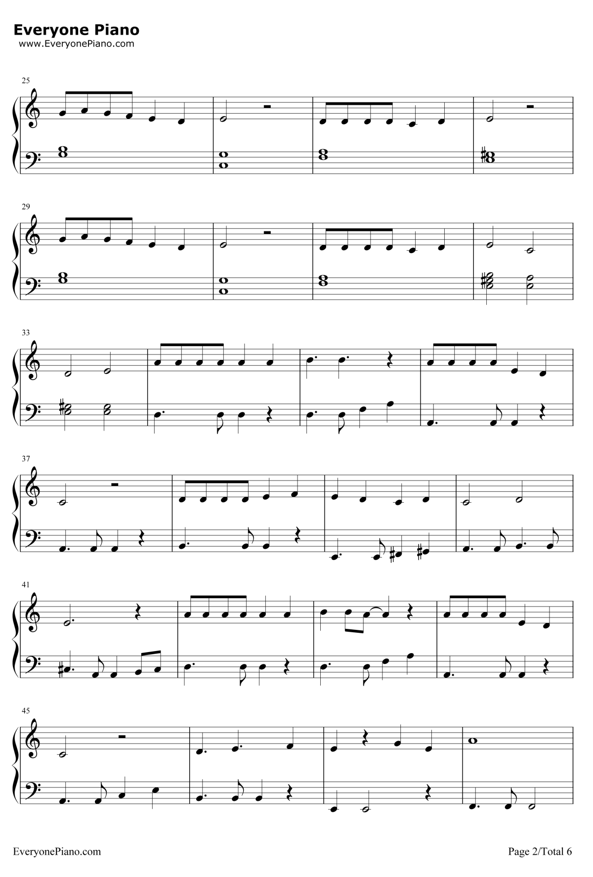 ひなげし钢琴谱-中岛美智代-乱马1/2热斗篇ED5 2