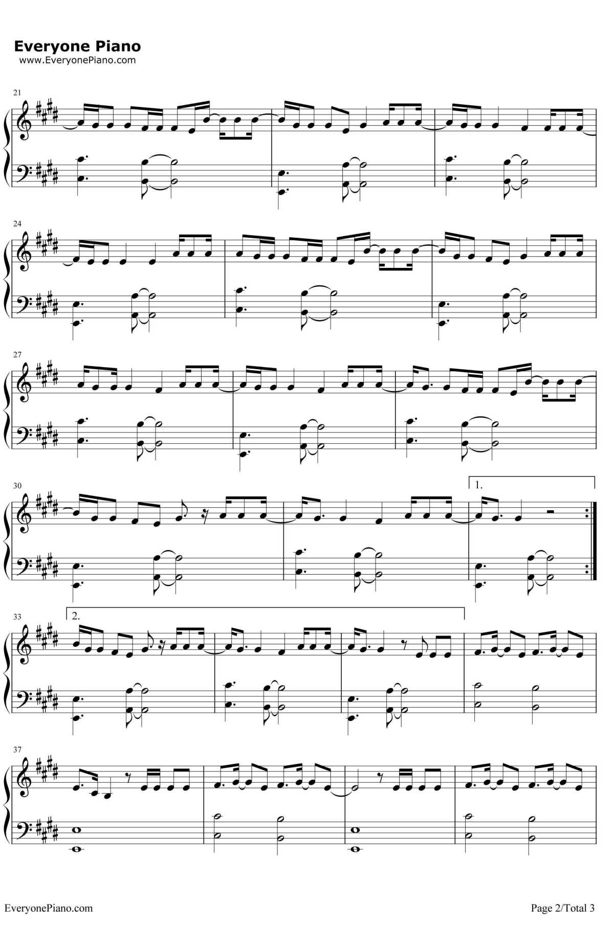 Touch钢琴谱-LittleMix2